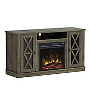 ClassicFlame&reg; Bayport Electric Fireplace and TV Stand in Spanish Grey