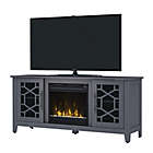 Alternate image 4 for ClassicFlame&reg; Clarion Electric Fireplace and TV Stand in Grey