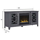 Alternate image 7 for ClassicFlame&reg; Clarion Electric Fireplace and TV Stand in Grey
