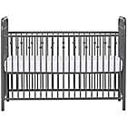 Alternate image 2 for Little Seeds&trade; Monarch Hill Ivy Metal Crib in Grey