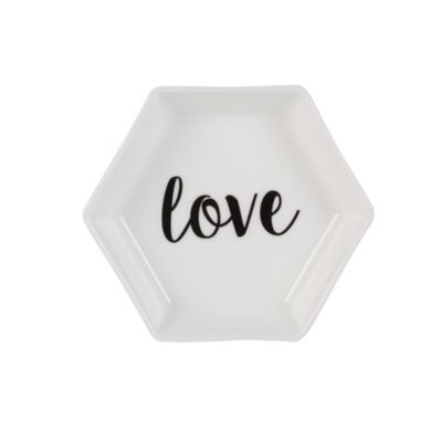 Olivia &amp; Oliver&reg; "Love" Hexagon Ring Dish