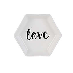 Olivia & Oliver® "Love" Hexagon Ring Dish