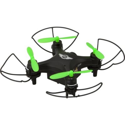 Sky Rider Mini Glow Quadcopter Drone with Wi-Fi Camera in Black 3 Speed ...