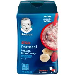Gerber® Lil' Bits 8 oz. Oatmeal Strawberry Banana Cereal