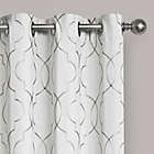 Alternate image 1 for Brent Grommet 100% Blackout  95-Inch Window Curtain Panel in White (Single)