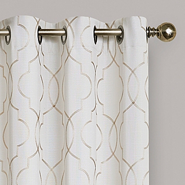 Brent Grommet 84-Inch 100% Blackout Window Curtain Panel in Ivory (Single). View a larger version of this product image.
