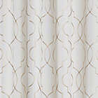 Alternate image 2 for Brent 84-Inch Grommet 100% Blackout Curtain in Ivory (Single)