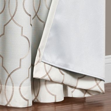 Brent 84-Inch Grommet 100% Blackout Curtain in Ivory (Single). View a larger version of this product image.