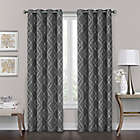 Alternate image 0 for Brent Grommet 100% Blackout 63-Inch Window Curtain Panel in Charcoal (Single)