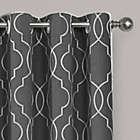 Alternate image 1 for Brent Grommet 100% Blackout 63-Inch Window Curtain Panel in Charcoal (Single)