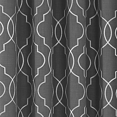 Brent Grommet 100% Blackout 63-Inch Window Curtain Panel in Charcoal (Single). View a larger version of this product image.