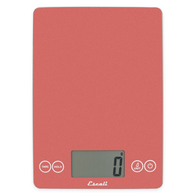 Escali Arti Metallic Glass Digital Food Scale Bed Bath Beyond