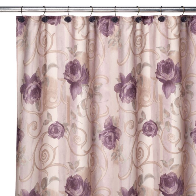 Croscill Chambord Shower Curtain And Hook Set Bed Bath Beyond