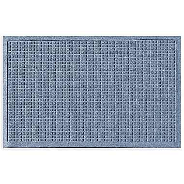 Weather Guard&trade; Squares 24&quot; x 36&quot; Door Mat in Bluestone. View a larger version of this product image.