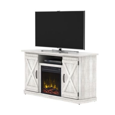 Bell'O&reg; Classic Flame Cottonwood Fireplace TV Stand in Espresso. View a larger version of this product image.