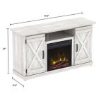 Alternate image 6 for Bell'O&reg; Classic Flame Cottonwood Fireplace TV Stand in Espresso