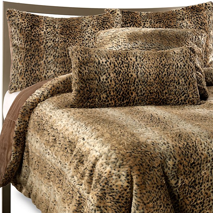 Faux Fur Cheetah Queen Duvet Cover Set Bed Bath Beyond