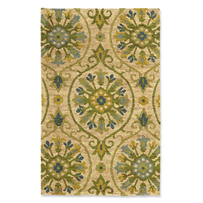 Tommy Bahama® Valencia Rug in Beige/Green Bed Bath & Beyond