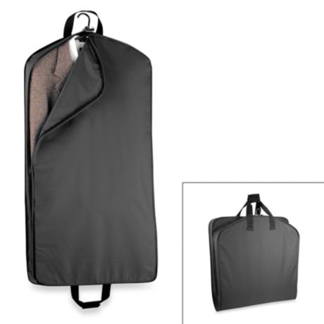WallyBags® 42-Inch Suit Length Garment Bag in Black | Bed Bath & Beyond