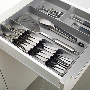 Joseph Joseph&reg; DrawerStore&trade;  Flatware  Organizer in Grey. View a larger version of this product image.