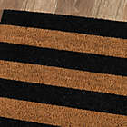 Alternate image 2 for Erin Gates Park Stripe Coir Door Mat in Black