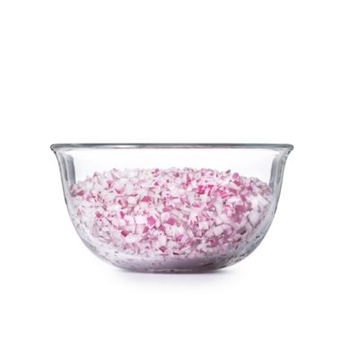 OXO Good Grips&reg; One Stop Chop Manual Food Processor in White/Green. View a larger version of this product image.