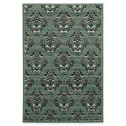 Elegance England 2' x 3' Accent Rug in Turquoise