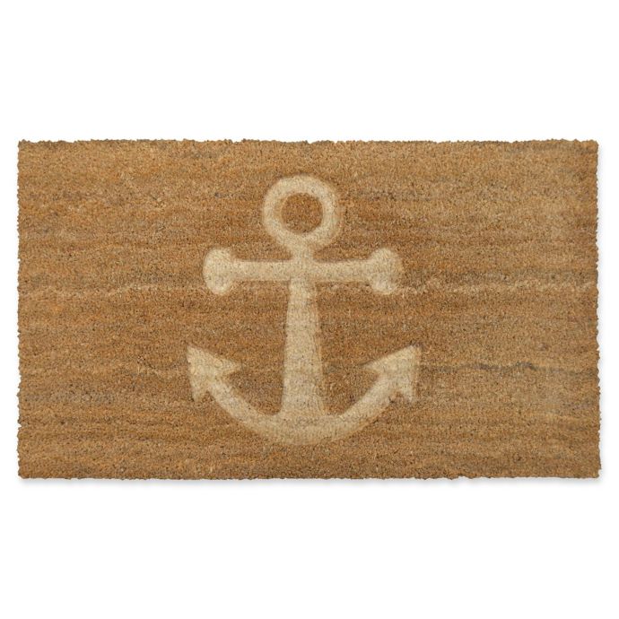 Home Dynamix Embossed Anchor Coir Door Mat Bed Bath and Beyond Canada