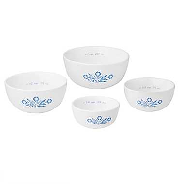 CorningWare&reg; 60th Anniversary 4-Piece Measuring Bowl Set. View a larger version of this product image.