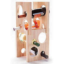 Oenophilia 8-Bottle Astro Wine Rack in Natural