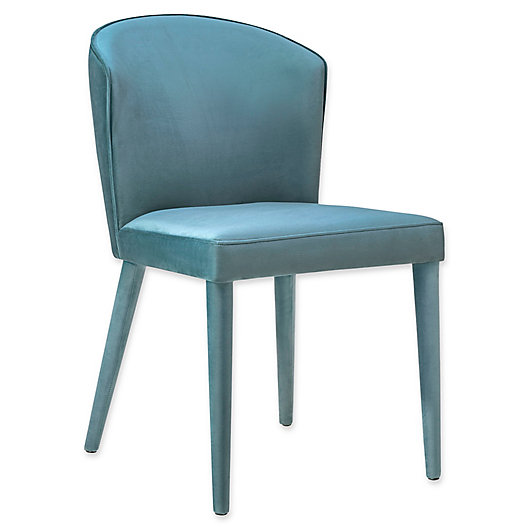 Tov Furniture Metropolitan Velvet, Uptown Navy Velvet Dining Chair