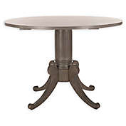 Safavieh Forest Drop Leaf Pine Wood Dining Table in Grey