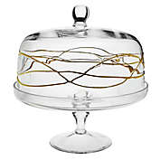 Classic Touch Vivid Footed Cake Stand with Dome