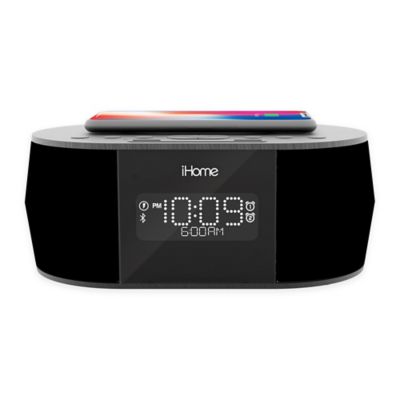ihome dual charging stereo speaker system with dual alarm