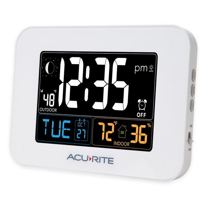 Home & Garden New Timex LED Display Dual Alarm Clock 7 Colors Auto