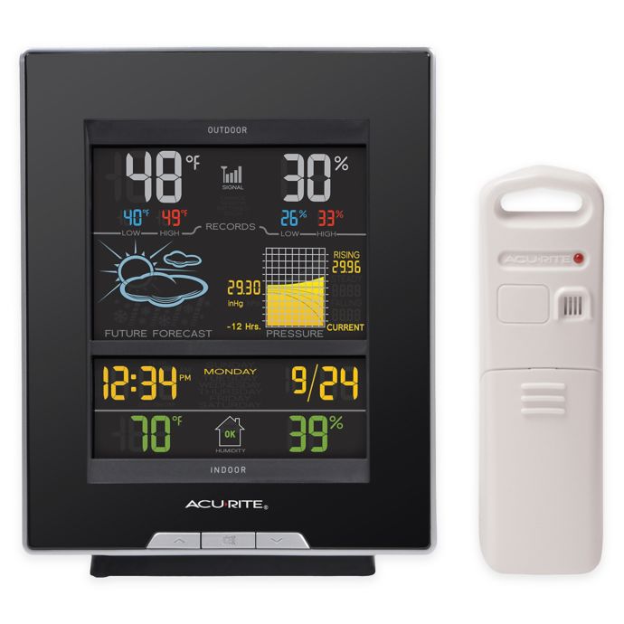 AcuRite® Weather Station with Reverse Color Display Bed Bath and