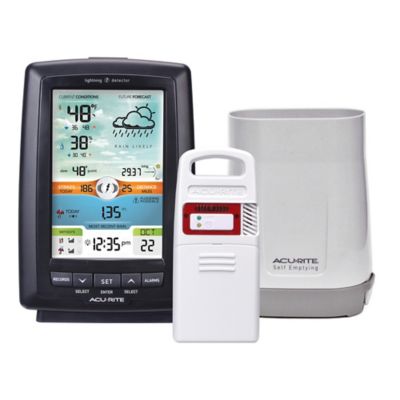 AcuRite&reg; Weather Center with Rain Gauge and Lightning Detection
