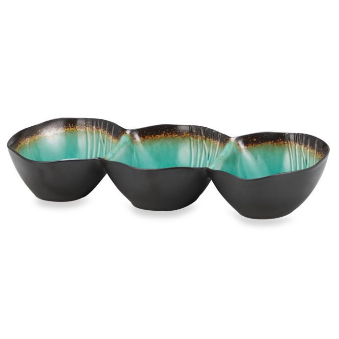 Baum Galaxy 12Inch ThreeSection Server in Jade Bed Bath and Beyond Canada