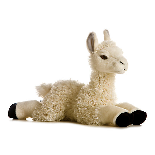 Plush Llama Play Toy Stuffed Animal White Cuddly Toddler Room Decor Lifelike New