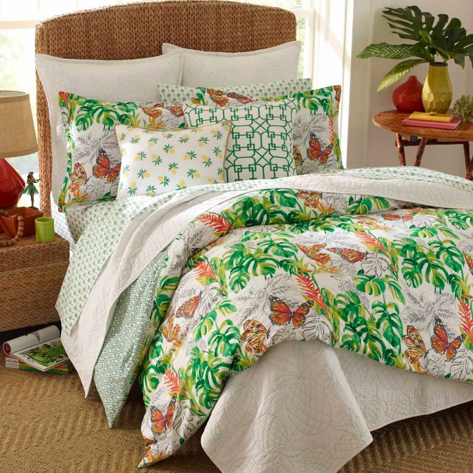 Nine Palms Butterfly Garden Duvet Cover Set Bed Bath Beyond