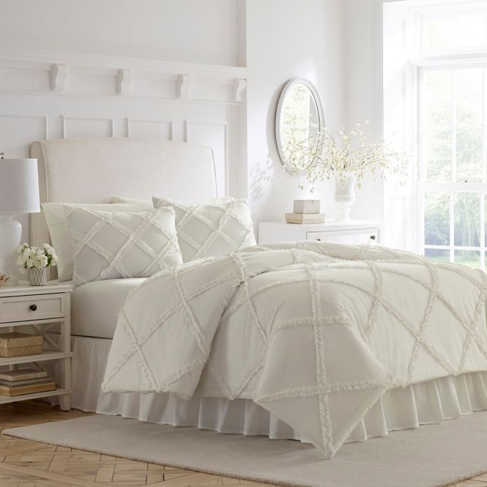 Laura Ashley Adelina Ruffle Duvet Cover Set Bed Bath Beyond