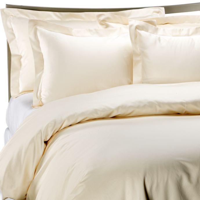 Palais Royale Hotel Collection Duvet Cover In Ivory Bed Bath