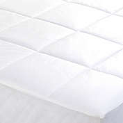 Everfresh Antibacterial Water Resistant Mattress Pad in White