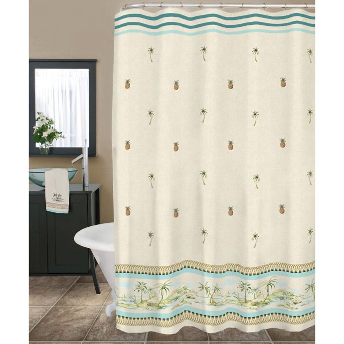 Lenox British Colonial 72-Inch Fabric Shower Curtain | Bed ...