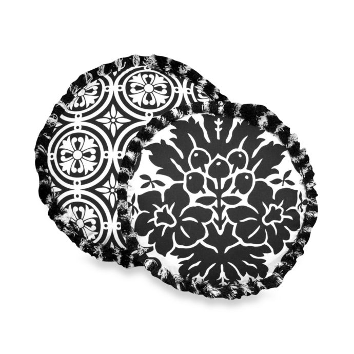 Rose Tree Symphony 13 Inch Tambourine Pillow Bed Bath Beyond
