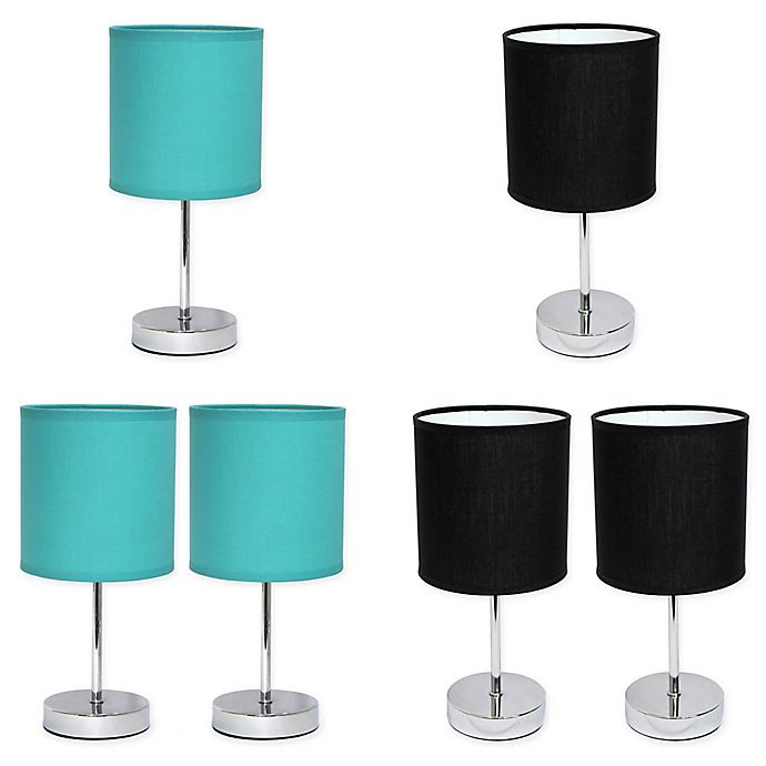 Alternate image 1 for Simple Designs Mini Basic Table Lamp Collection