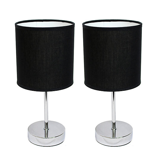 Alternate image 1 for Simple Designs Mini Basic Table Lamps (Set of 2)