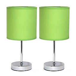 Mini Table Lamps in Chrome (Set of 2)