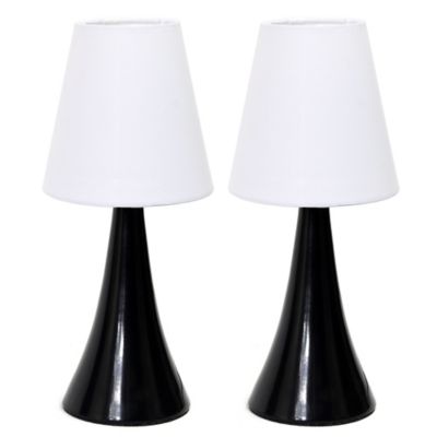 black touch table lamp