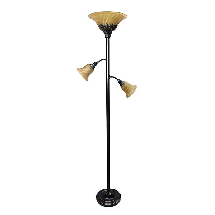 Torchiere Floor Lamp Bed Bath And Beyond, Alton Bronze Torchiere Floor Lamp With Reader